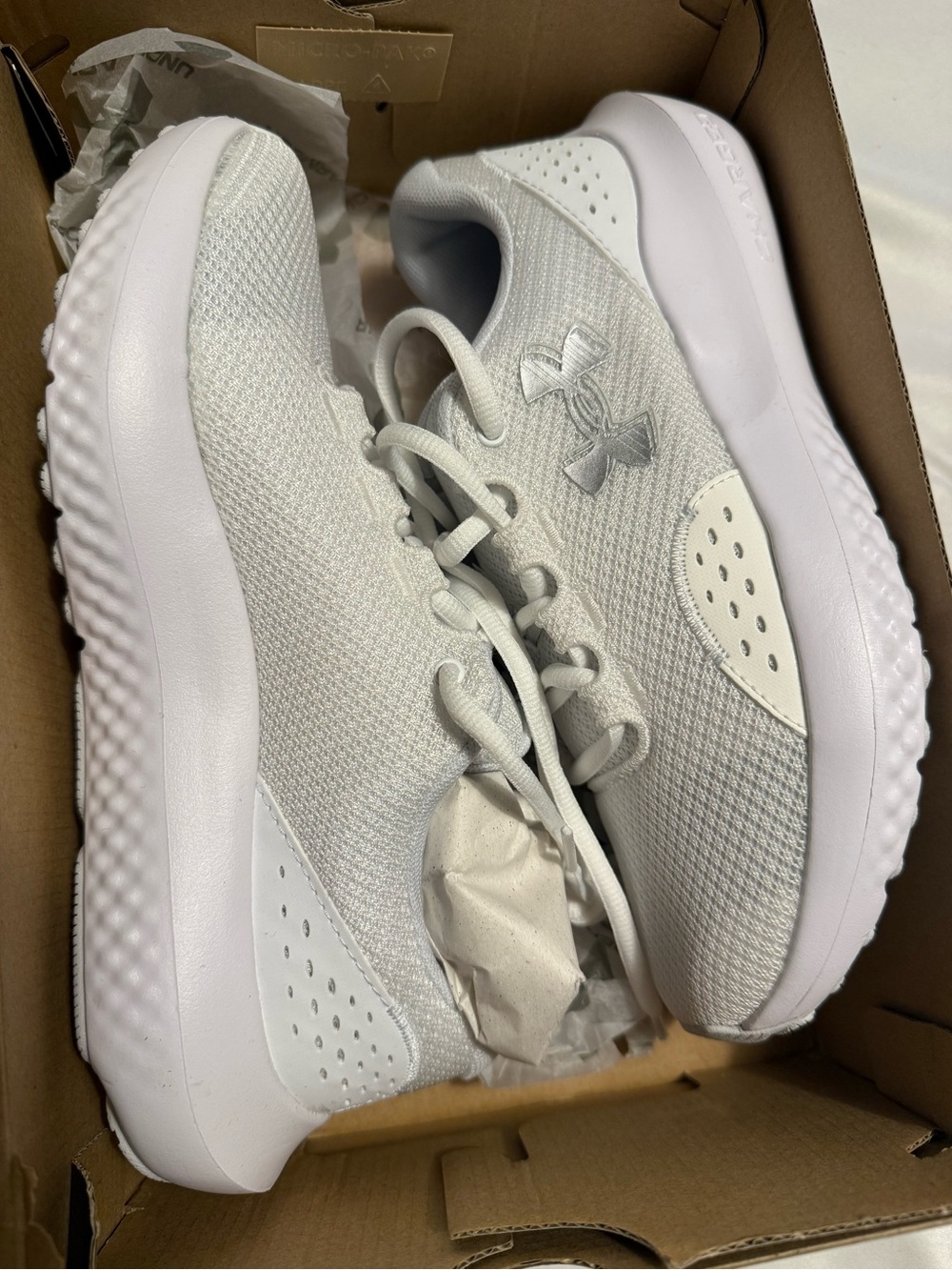 Under Armour Women’s White Mesh Trainer Sneakers